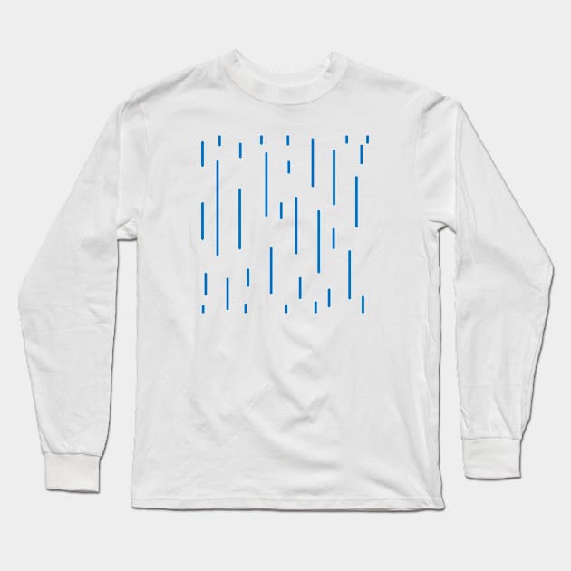 Blue lines Long Sleeve T-Shirt by enflow